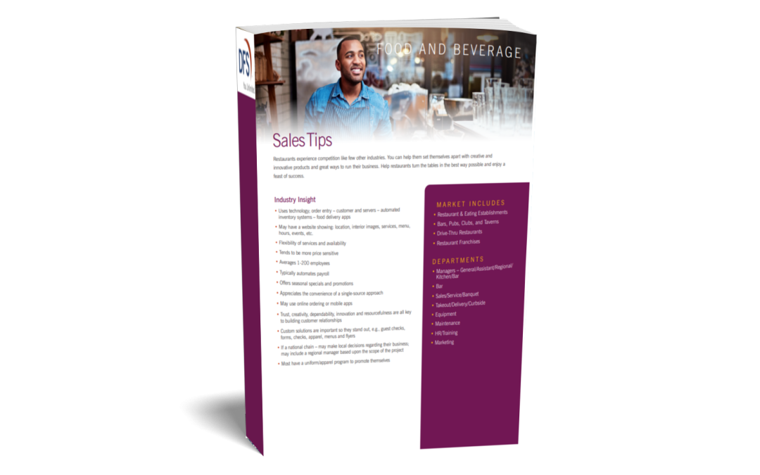 Food and Beverage Sales Tips